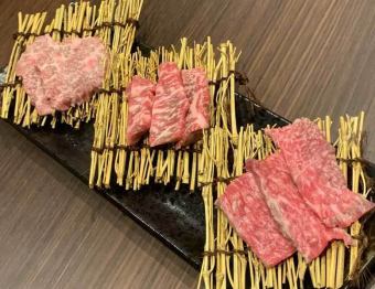 人気の赤身三種盛り