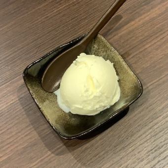 バニラアイス