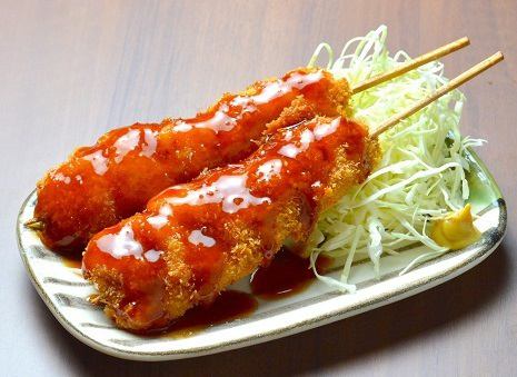 鶏串カツ（ソース）１人前２本