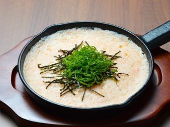 明太子山藥牛排