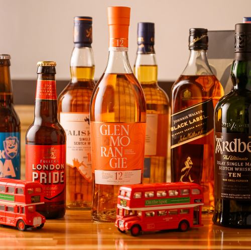 種類繁多的英國酒類