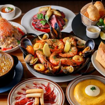 全新【國王標準2小時套餐,9道菜與無限暢飲氣泡酒】奢華華麗的套餐♪11月1日起