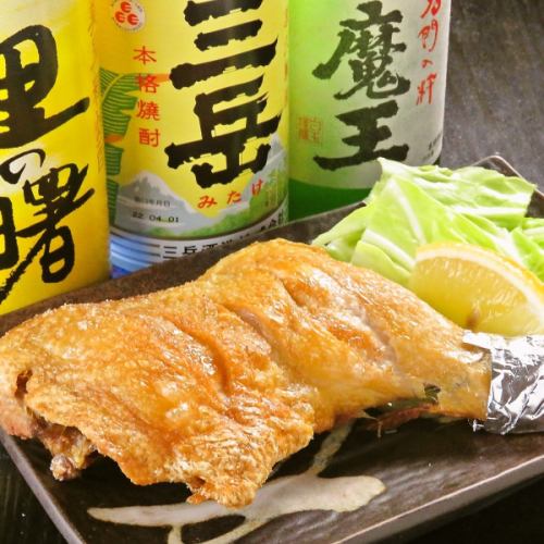 若鶏骨付きもも素揚げ