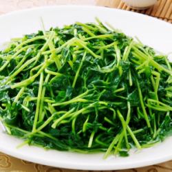 豆苗炒め