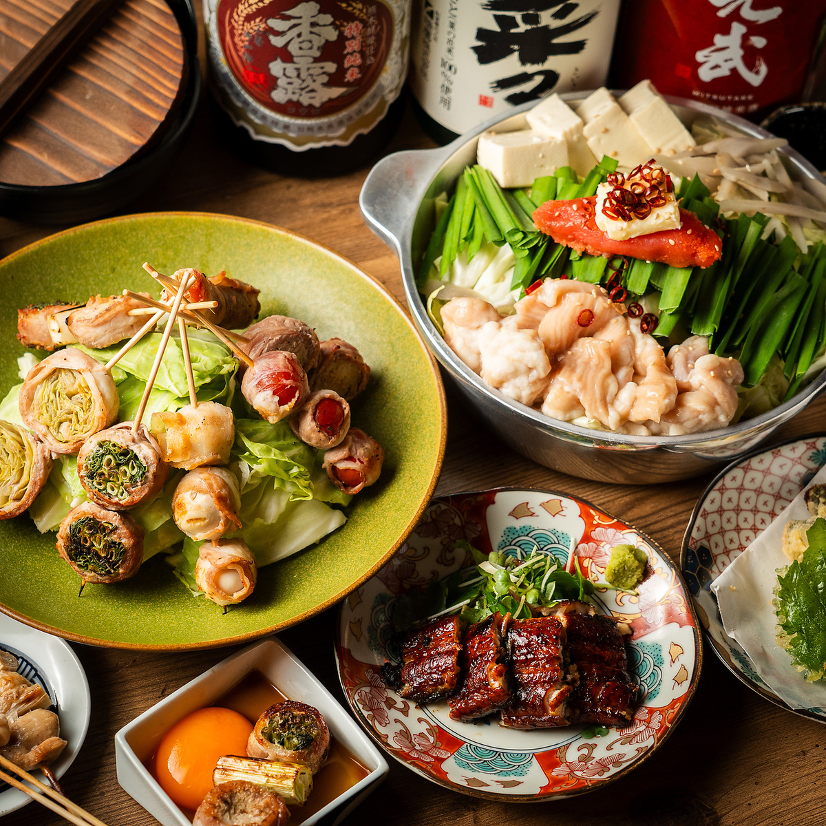 包含无限畅饮，8 道菜（含生菜卷），原价 4500 日元（含税）⇒ 现价 3500 日元（含税）！