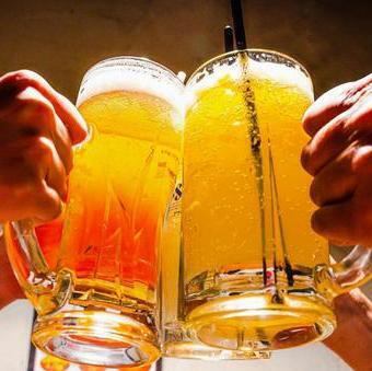 【좋아하는 요리와 함께 부디♪】180분 1429엔(부가세 포함) 단품 음료 무제한 ※생맥주 포함 +330엔(부가세 포함)