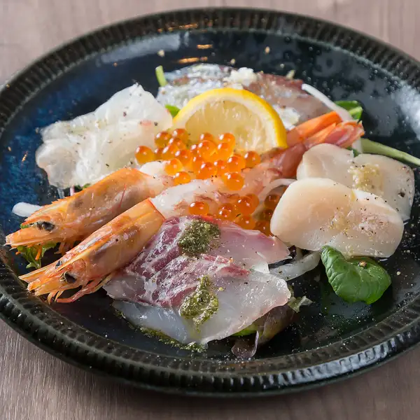 【鮮度抜群！】五感で味わう市場直送カルパッチョ5種盛り