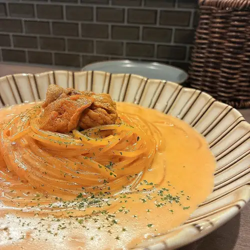 名物生ウニのクリームパスタ
