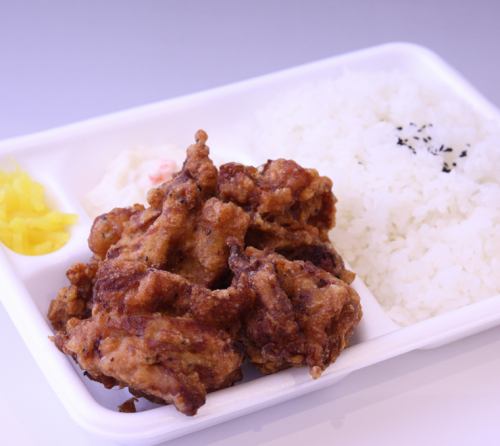 Torisaniwa specialty fried chicken bento box