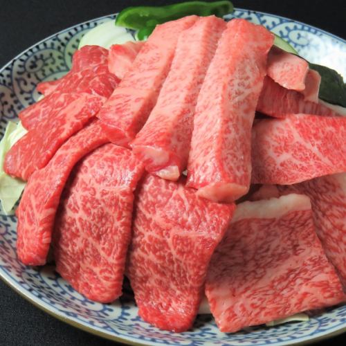 [A5 rank Wagyu beef] Yamiichi Bukkomi platter 200g and 90 minutes all-you-can-drink included