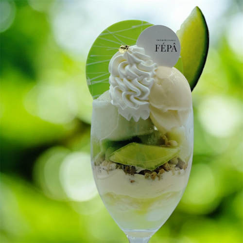 【知名飯店老闆親手製作的道地甜點】FEPA甜點330日圓（含稅）～不會太甜，對身體也很好。