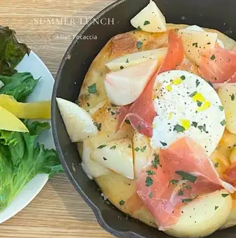  フォカッチャランチ【夏季限定】※14時まで(14時以降の予約不可)