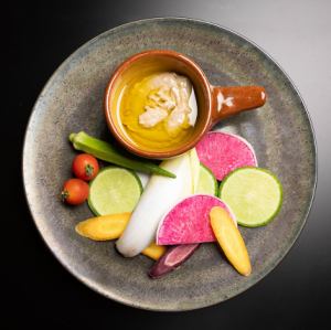 農園野菜のバーニャカウダ