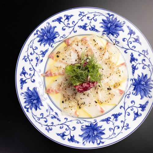 紅鯛魚生牛肉片