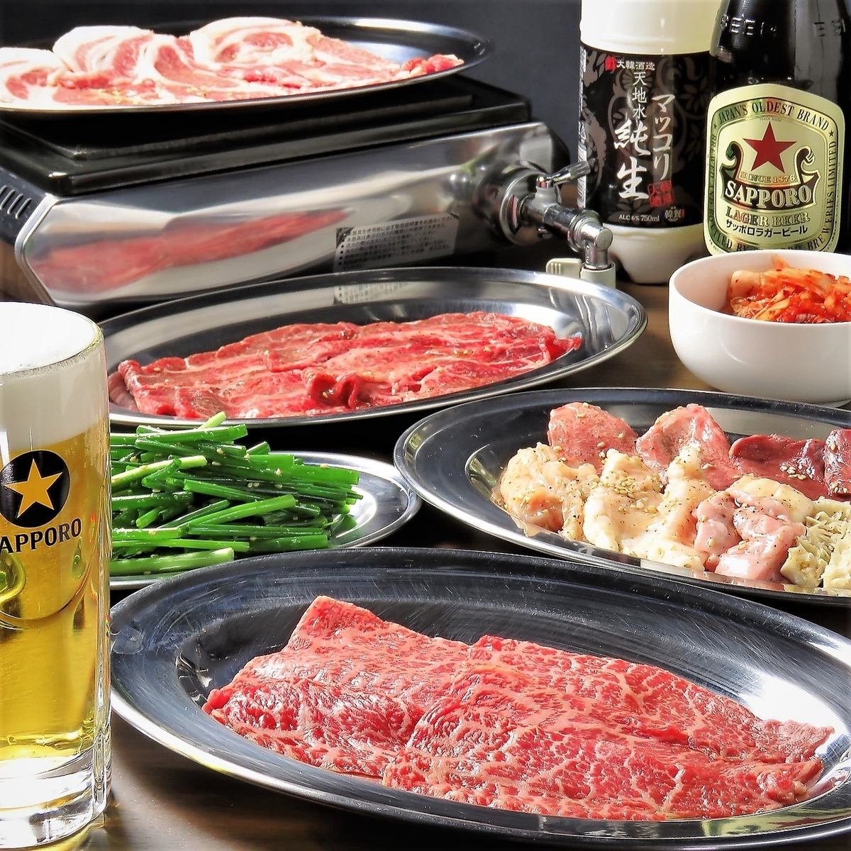 Small to large groups★Banquets★Welcome!Enjoy carefully selected meats as a course♪