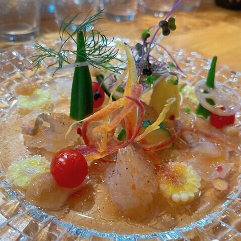 旬魚のカルパッチョ(お魚は入荷状況により変更します)