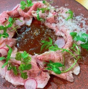 銘柄豚の藁焼き