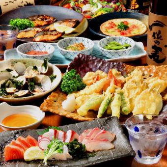 2H飲放付【基本コース】[レギュラーコース]税込4000円 ★河内鴨焼きと但馬の地鶏焼きなど！