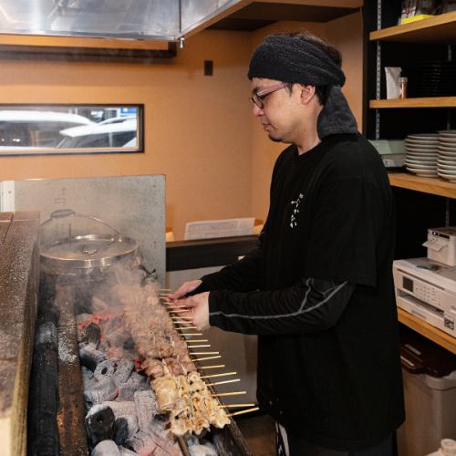 備長炭で仕上げる焼き鳥