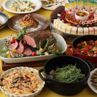 【土日開催/乾杯1ドリンク付き】夏のイタリアン ディナービュッフェ（6月・7月）