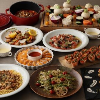 【土日限定】とろとろ牛すじのボロネーゼが食べ放題ディナーバイキング（6月/7月）