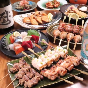 【150分飲み放題付き】路地裏どんく宴会コース　７品　5000円