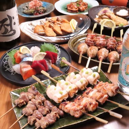 【150分飲み放題付き】路地裏どんく宴会コース　７品　5000円