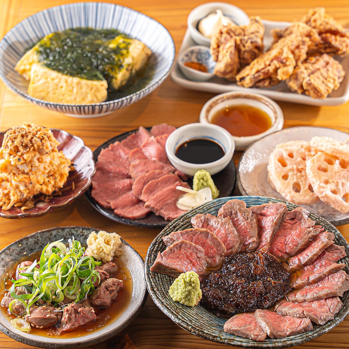 ボリューム満点の飲み放題付きコースです！