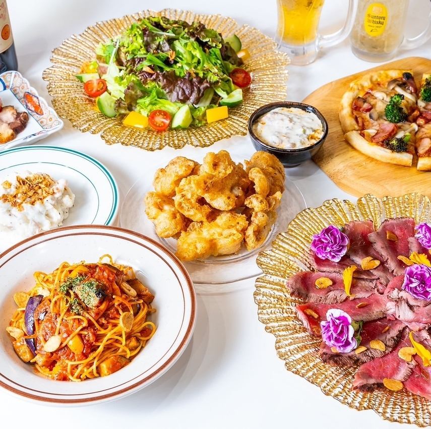ソナポコース<3300円>2時間飲み放題付　飲み放題1時間延長可！
