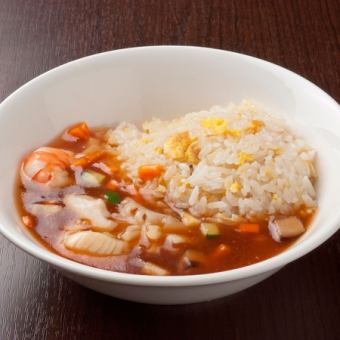 Five kinds of ankake fried rice