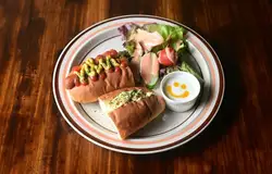 ホットドック&玉子サンドセット