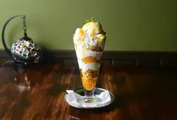 季節のパフェ