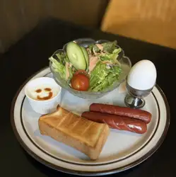 소시지 에그 플레이트