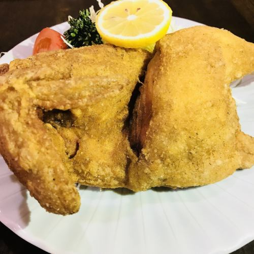 Aji no Sekisho specialty [half-fried chicken] 950 yen (tax included)