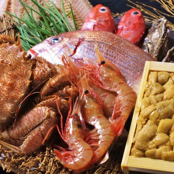出身渔民的店主精心烹制的时令鱼类菜肴☆新泻县产食材也很讲究！