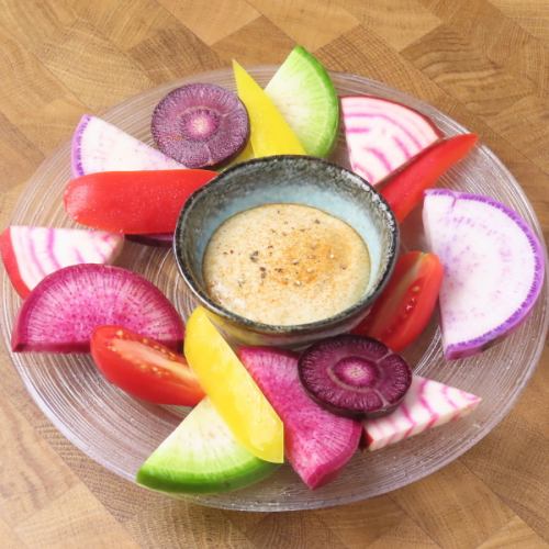 彩り野菜のバーニャカウダー