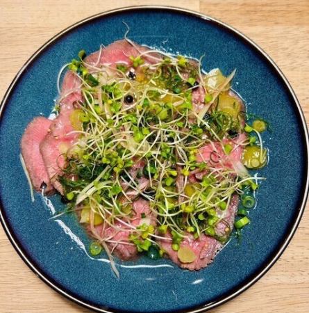 牛タンのカルパッチョ