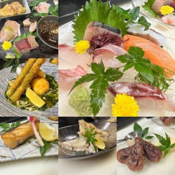 【津本式仕立て熟成魚を中心にお手軽海鮮コース】
