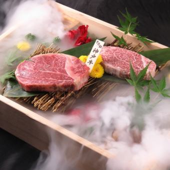 Luxurious fresh Wagyu beef! 11,000 yen premium course with ``meat treasure box'' total of 9 dishes