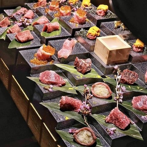 【120分飲み放題付】新鮮和牛や焼きしゃぶも！贅沢に堪能できる♪特選8800円コース全9品