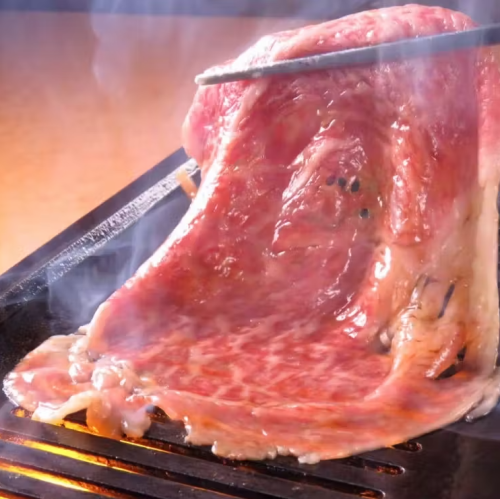 ━焼きしゃぶ━神戸・黒毛和牛を使用した高級お肉を堪能