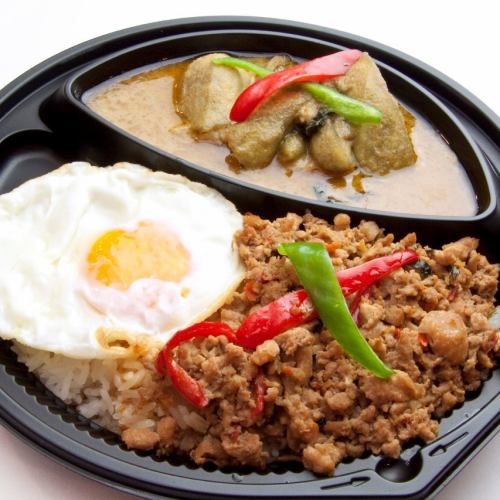 We also offer take-out Thai food stall bento ♪