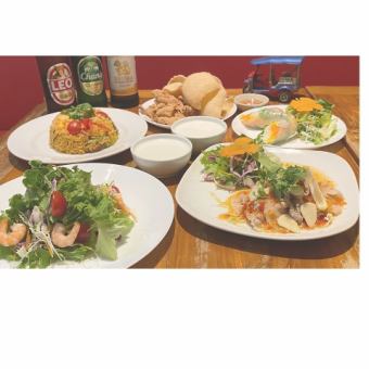 December Banquet <Early Bird> 2-hour all-you-can-drink included. Tuk-Tuk Course (7 dishes). 11% off when you book by 11/30 (Sun)!