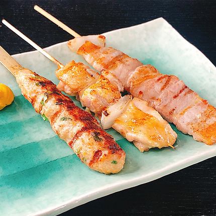 "On the same day" Comes with "3 skewers of yakitori platter", a proud item that has been loved for many years★All-you-can-drink for 120 minutes including draft beer for 2,000 yen!