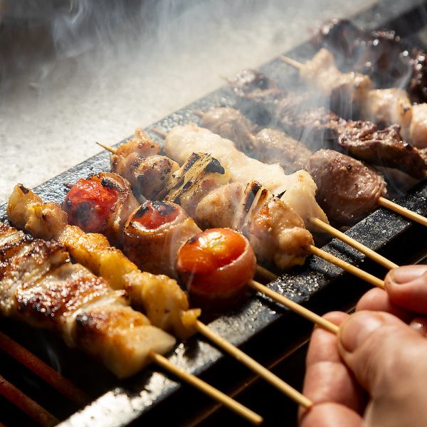 A classic at izakayas! Each skewer is carefully grilled to perfection!