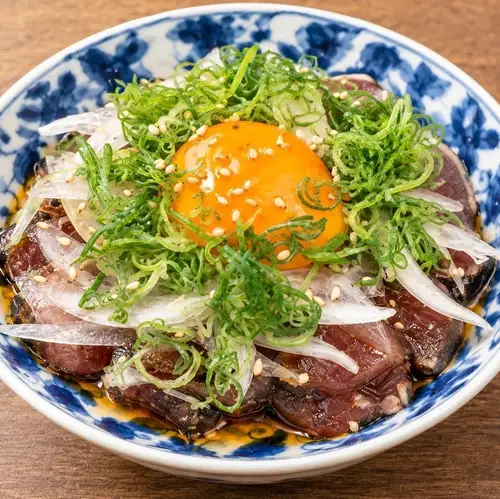 カツオのたたき　ユッケ