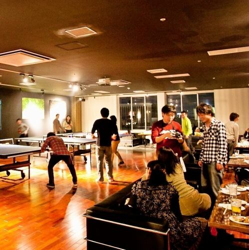 Kyushu first! Table tennis bar! For parties ◎