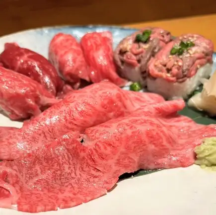 【土祝限定】「牛寿司5種食べ放題コース」4,980円