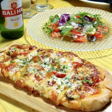 【派对后畅饮套餐(含3道开胃菜)】【3500日元】另有起泡酒、红葡萄酒和白葡萄酒供应!!