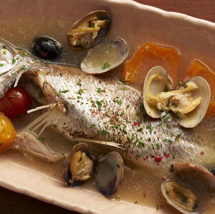 Fresh fish aquapazza